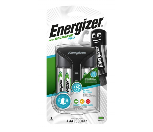 Energizer Outlet Accu RECHARGE PRO + 4szt AA 2000 mAh - 1554082 - zdjęcie